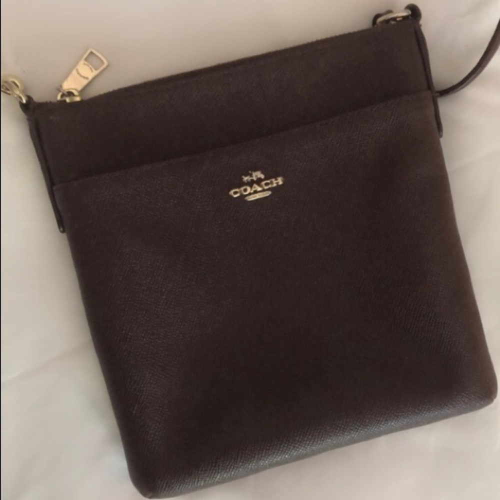 Coach burgundy crossbody purse